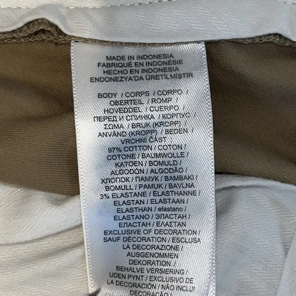 Polo Ralph Lauren Shorts Mens 29 Beige Tan Chino Cotton Twill All Over Pony Logo - Picture 6 of 11